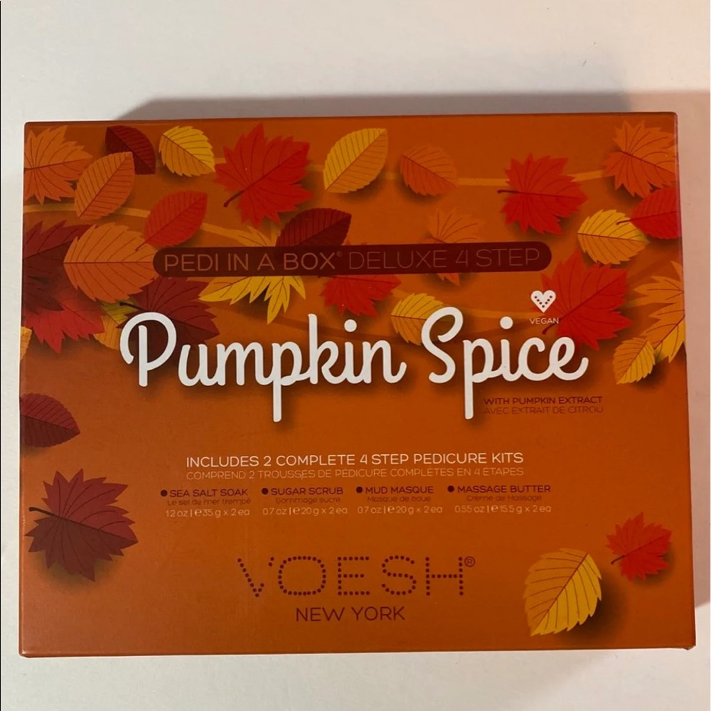 Voesh New York Pumpkin Spice Pedi in a Box